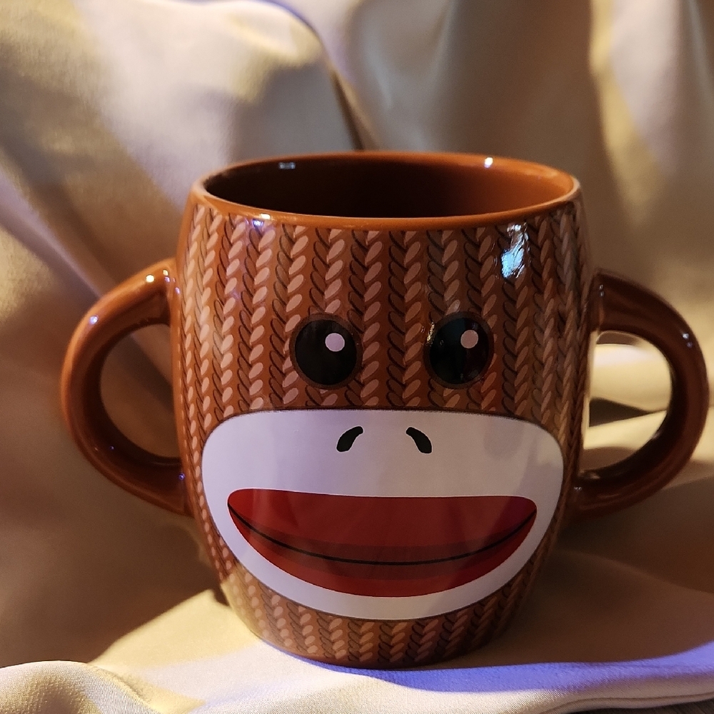 Brown Monkey Face Mug